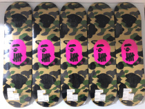 (Special) bape x undefeated Army Green Shanghai Station Joint Style Series Skateboard