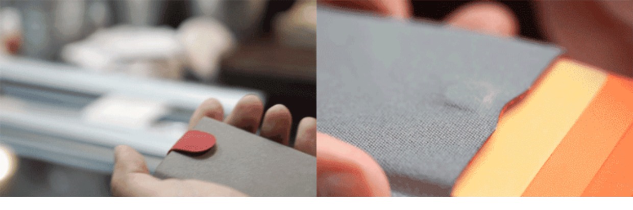 Gói thẻ đa lớp DAXv2 kéo mini ví thông minh siêu mỏng đa thẻ túi nam nữ mang theo gói danh thiếp ví tiền nữ