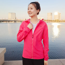 ACOME/Akom Women's Light Elastic Jacket Sports Trench Women's Sunscreen Skin Clear Clear Clear Warehouse