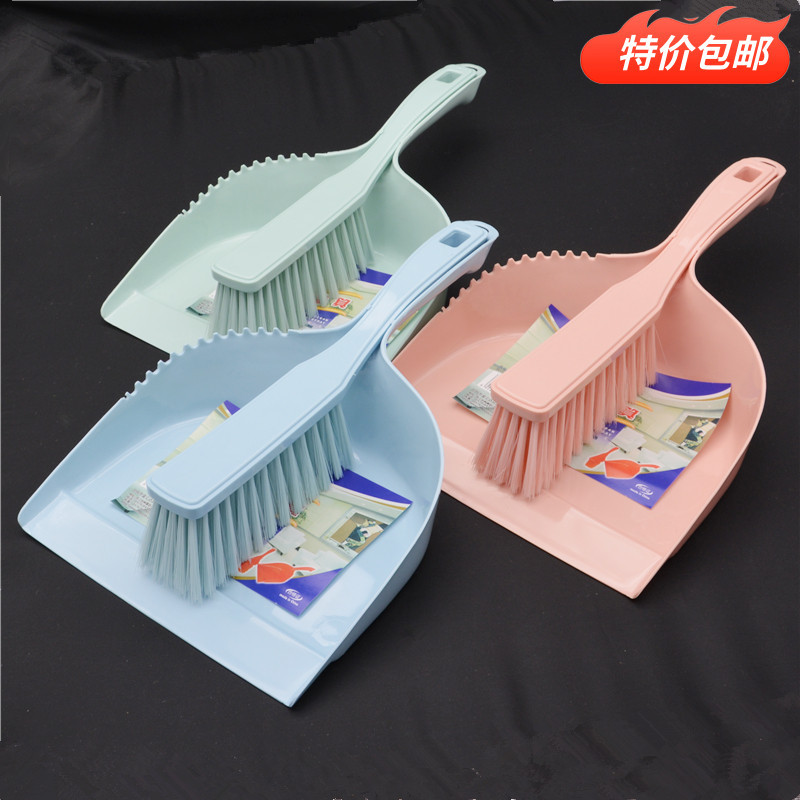 Cleaning Set with Dustpan and Broom, Small Brush for Desktop Keyboard, Table Broom, Cleaning Pet Waste, Soft Bristle Bed Brush
