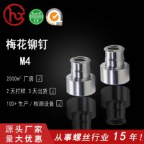 Guangdong Huaxuan Hardware Factory directly supplies 316 stainless steel plum blossom rivets and hollow step rivets