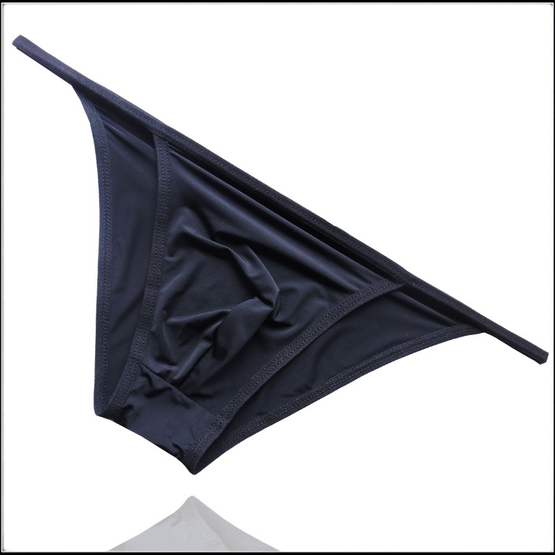 Men's Underwear Half-Pack Briefs, Thin Edge Sexy Mini Pouch Ultra-Thin Ice Silk Low-Rise Transparent Briefs Men's Underwear Half-Pack Briefs, Thin Edge Sexy Mini Pouch Ultra-Thin Ice Silk Low-Rise Transparent Briefs