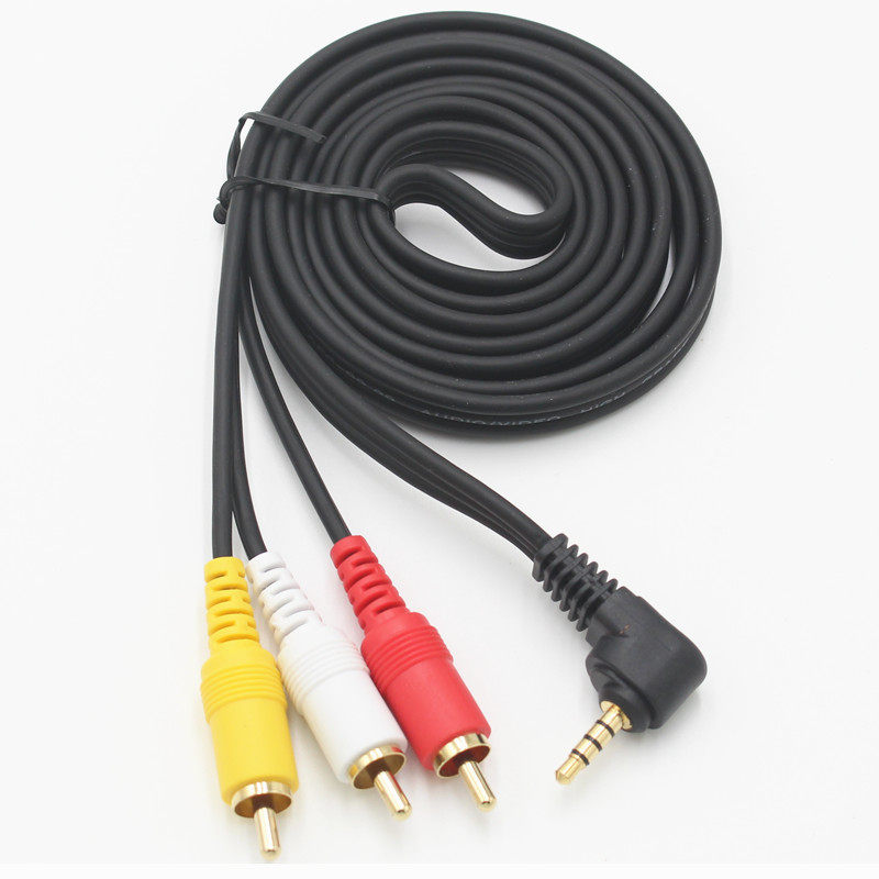 First-line Fengxu digital camera set-top box DV video AV cable 3 5 to 3RCA male audio cable YX-1504