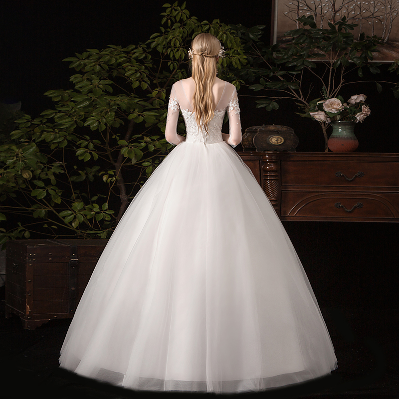 Light wedding dress 2021 new bride forest is thin super immortal dreams and simple, simple out of the gauze French wedding girl Light wedding dress 2021 new bride forest is thin super immortal dreams and simple, simple out of the gauze French wedding girl