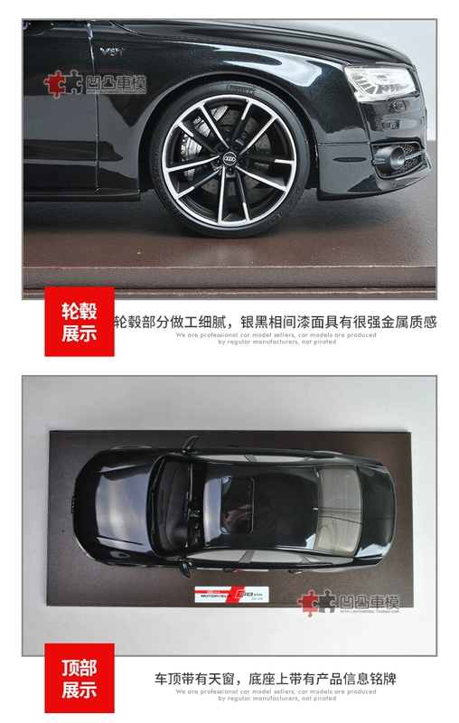 MOTORHELIX mô hình xe mô phỏng Audi S8 PLUS màu trắng nguyên bản 1:18 mới - Chế độ tĩnh