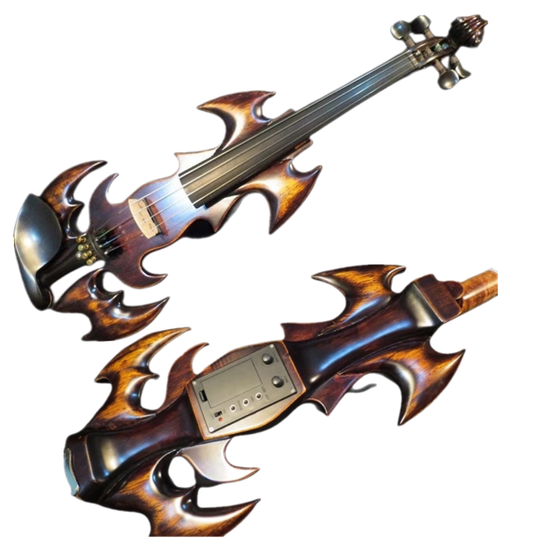 15/16インチの高級エレクトリックビオラ、ソリッドウッド製エレクトリックビオラの工場直販