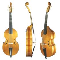 Changxiang musical instrument factory direct sale Baroque style ancient cello 6-7 strings carved headstock dry bass violin
