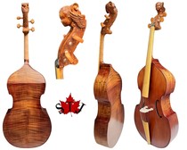 Imagination musical instrument Baroque style Songpai inlaid fret 4-string ancient cello