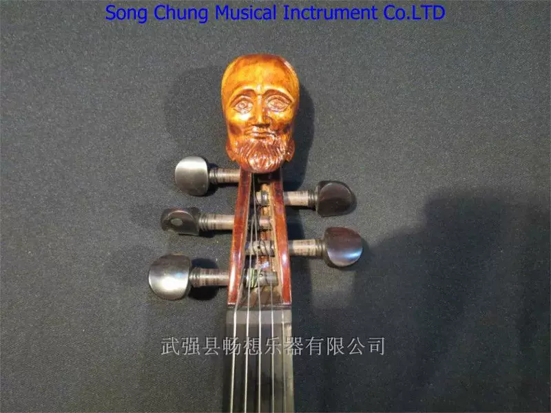 Nhạc cụ tưởng tượng của quận Wuqiang, đàn violin 4/4 dây, đàn violin đơn, đàn ông tinh xảo chạm trổ # 8111 - Nhạc cụ phương Tây