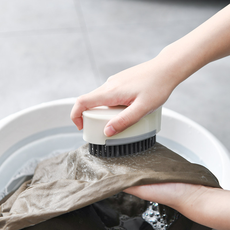 Laundry brush soft hair without wounding cleaning collar underwear dual-use brush multi-functional household cleaning plate brush shoe brush