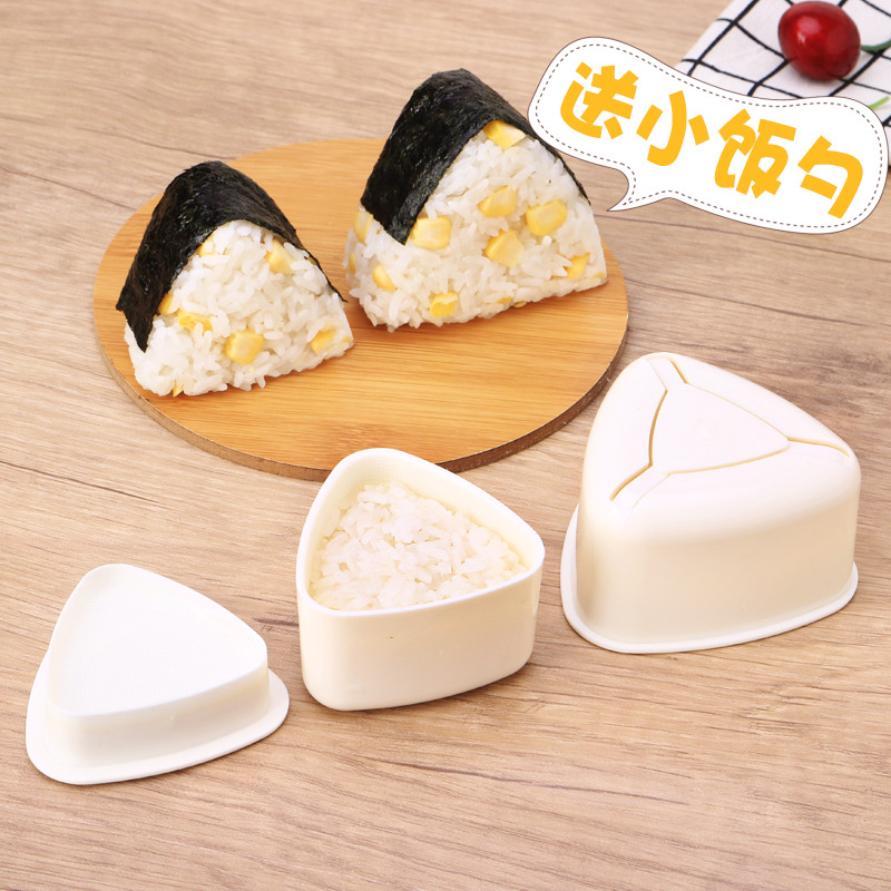 Imported from Japan, professional triangular onigiri molds made in Japan are 1 each size and easy to release