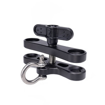 (Z-mark)Extended butterfly clip Double ball clip Light arm clip Diving photography bracket clamp clip extended