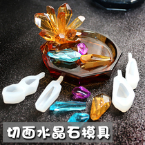  Epoxy plaster candle handmade DIY crystal icicle crystal stone silicone mold assembly crystal cluster good helper