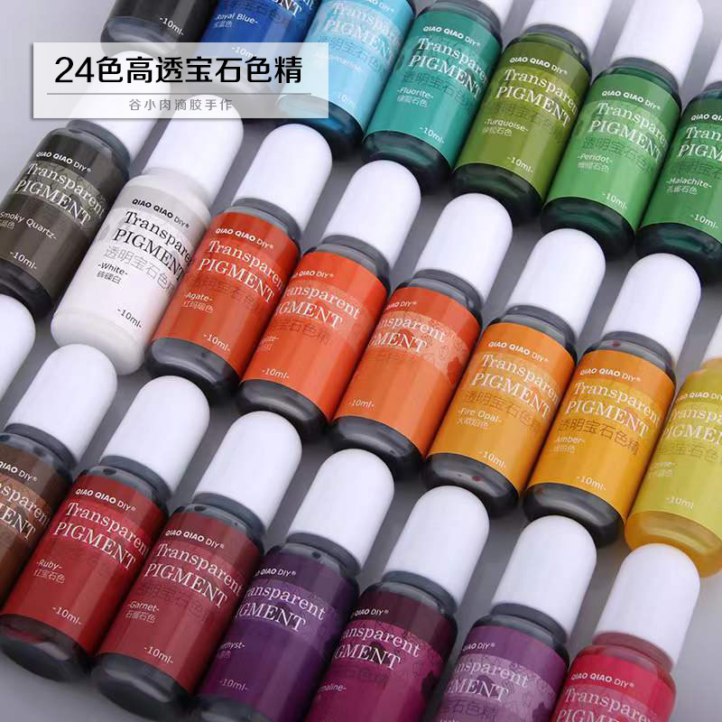 Valley small meat droplet rubber with 23 color high transparent gem color fine