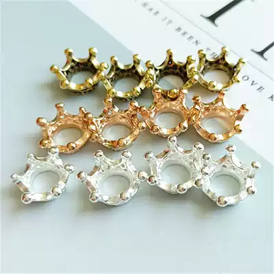 Small crown metal accessories handmade DIY jewelry decoration small crown pendant