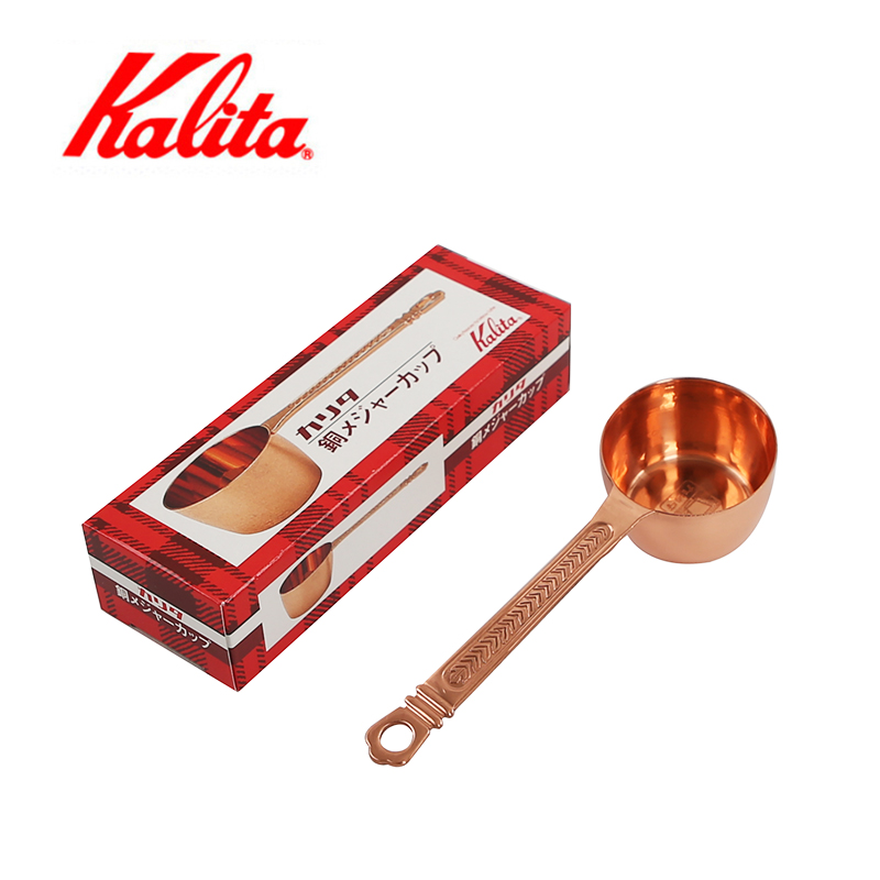 Japan Kalita copper spoon Coffee bean measuring spoon Coffee powder spoon Copper measuring spoon About 10g spoon