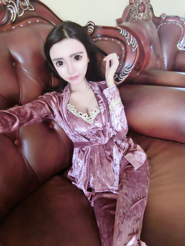 Imported daily pajamas fall sexy lace small