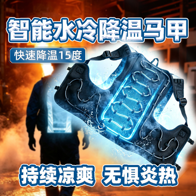 Water-Cooled Rapid Cooling Cycle Cooling Vest Outdoor Work Heat Protection Vest-Style Jacket Smart Fishing Air-Conditioning Clothing Water-Cooled Rapid Cooling Cycle Cooling Vest Outdoor Work Heat Protection Vest-Style Jacket Smart Fishing Air-Conditioning Clothing
