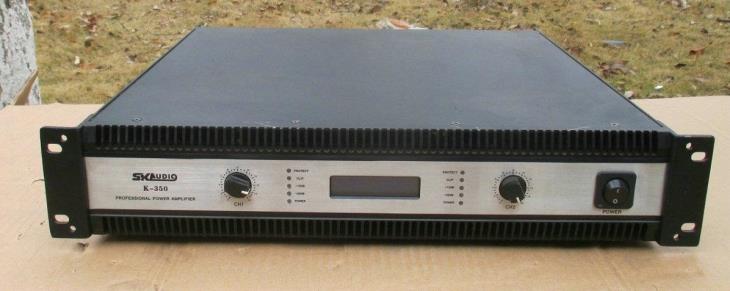 9 years old shop SK AUDIO K-350 Professional post-power amplifier second-hand stage power amplifier bar KTV