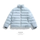 Áo khoác cotton mùa đông tự làm áo khoác ngoài đường phố OVERSIZE lỏng màu đơn giản thủy triều nam đôi bánh mì áo phao nam