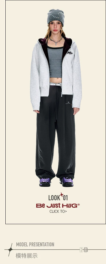 BJHG Devil Cropped Zip-Up Hoodie