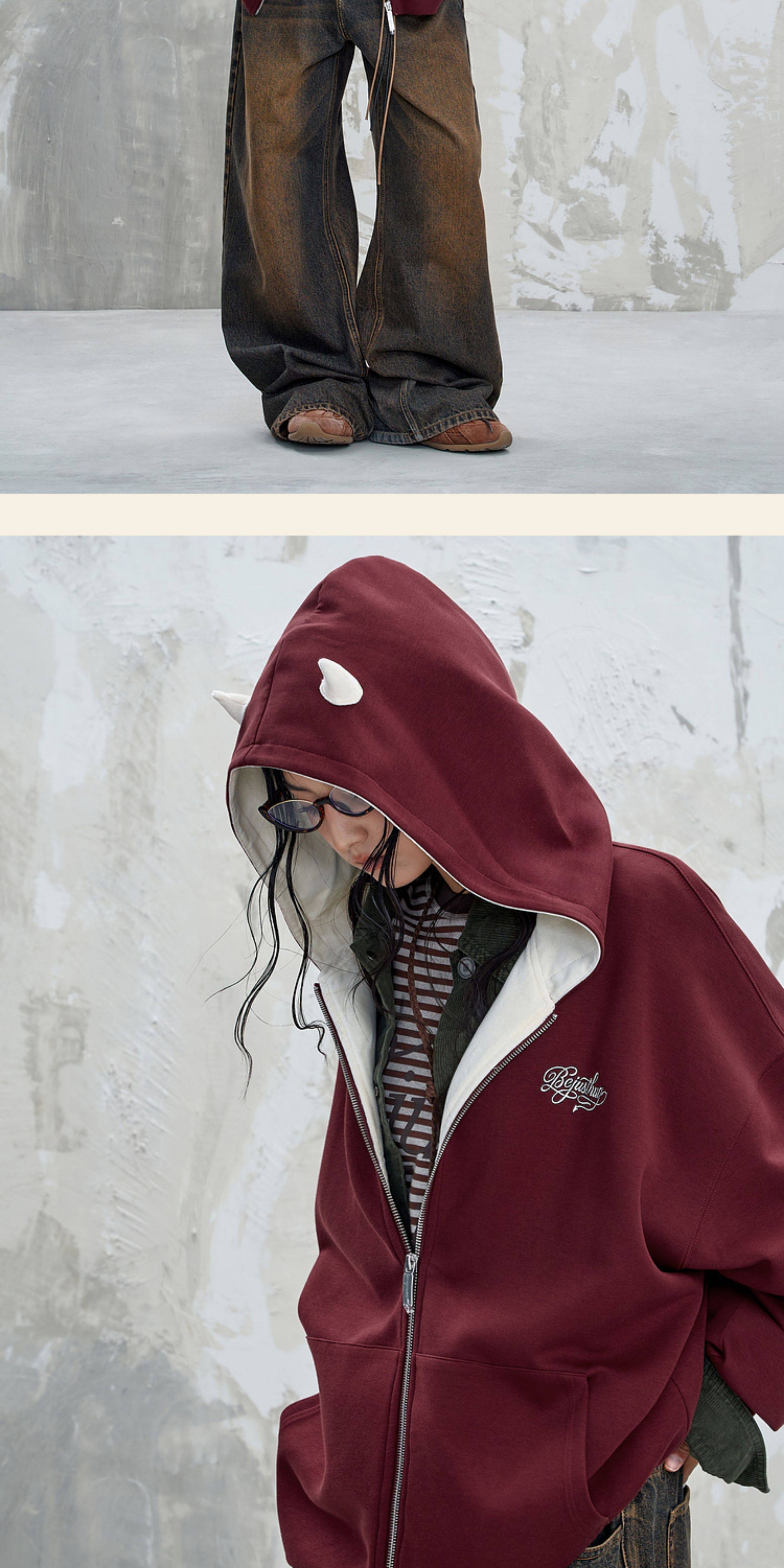 BJHG Reckless Little Devil Zip-Up Hoodie