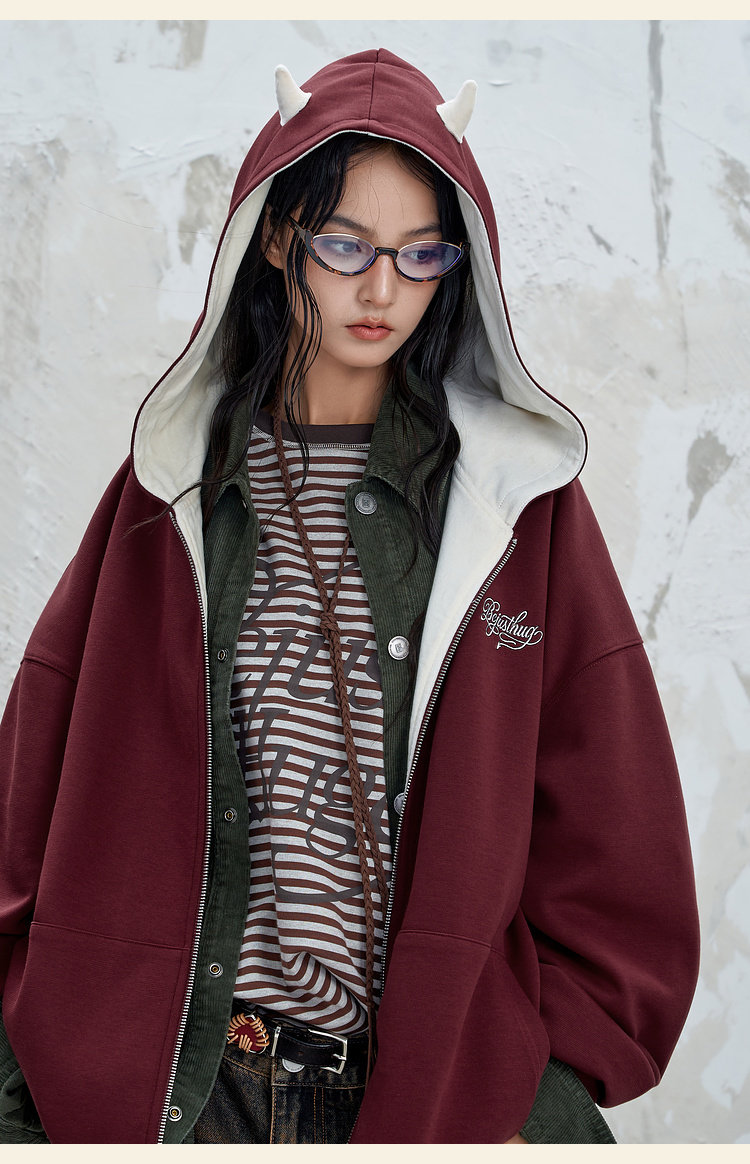 BJHG Reckless Little Devil Zip-Up Hoodie