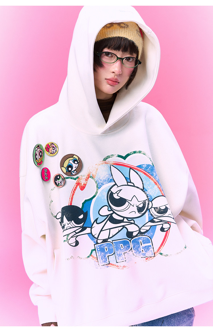 BJHG Powerpuff Girls Oversized Hoodie
