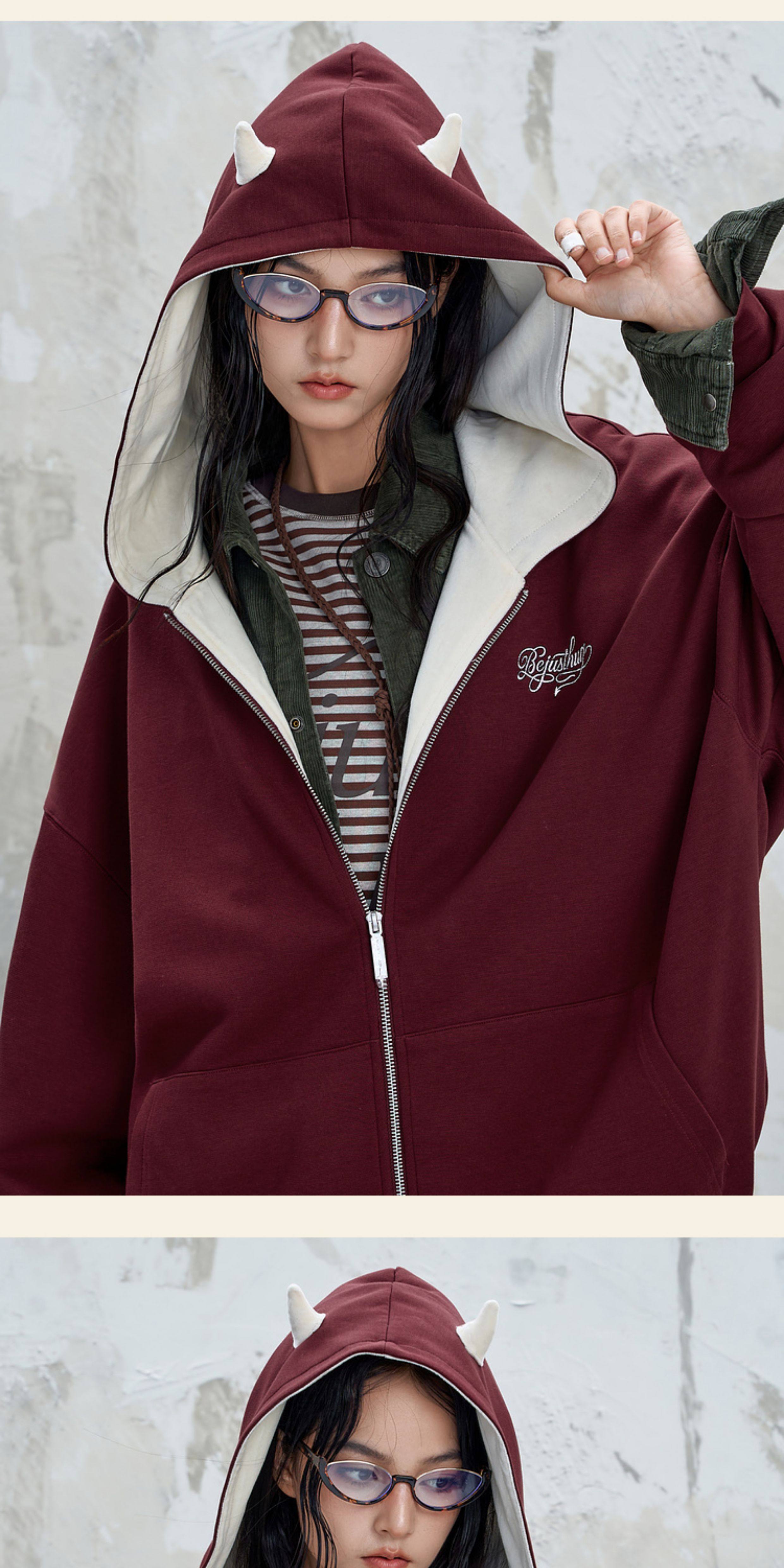 BJHG Reckless Little Devil Zip-Up Hoodie