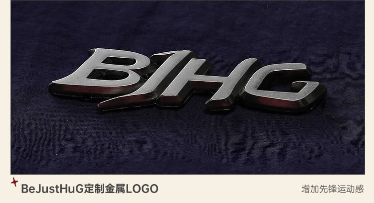 BJHG Stand Collar Zip-Up Bomber Jacket