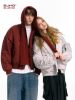 Bjhg Reckless Fake Two-Piece 90% White Duck down New Year's down Jacket Men's Winter Baseball Jacket down Couple's Coat