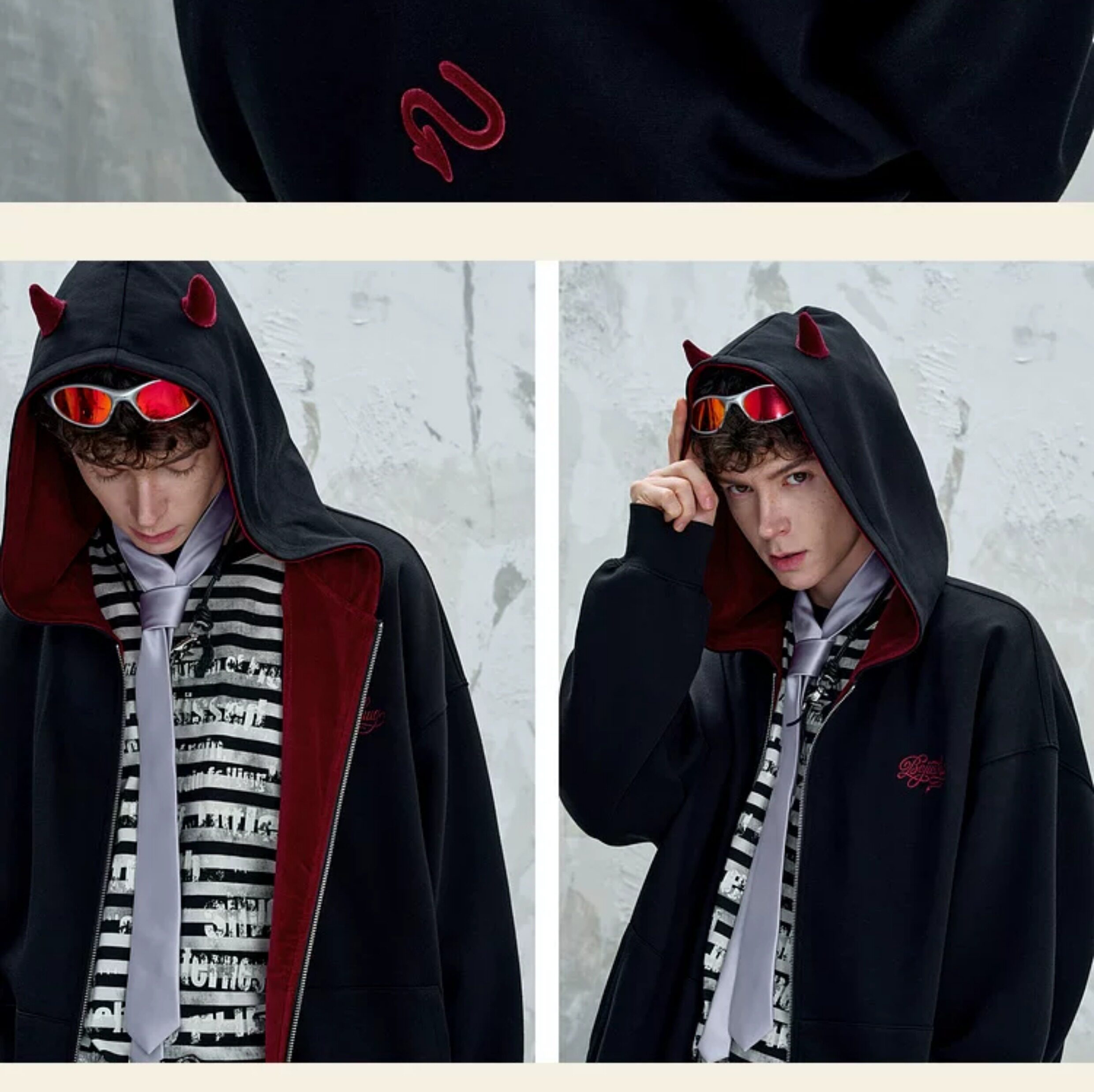 BJHG Reckless Little Devil Zip-Up Hoodie