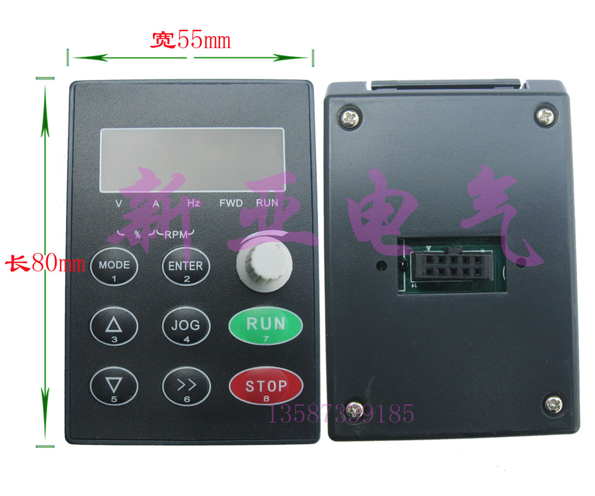 Delixi E180 series 7 5KW or less INVERTER display panel operation panel control box brand new original