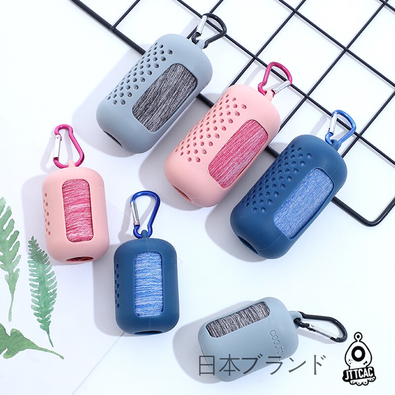 Japanese Jt Cooling Sweat Towel Portable Ice Towel Quick-Drying Towel Ice-Feel Outdoor Sports Towel Cooling Sweat-Wiping Fitness