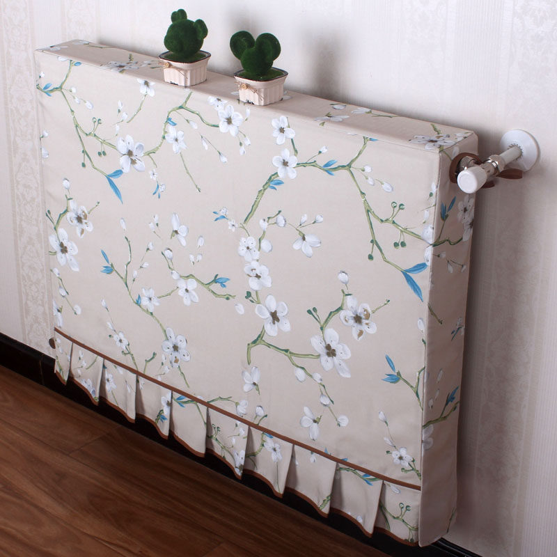 Heating cover fabric cover cloth old-fashioned radiator cover custom anti-smoke dust cover finished all-inclusive pastoral dust cover
