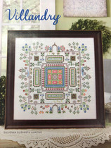 sampler garden villa with cross stitch