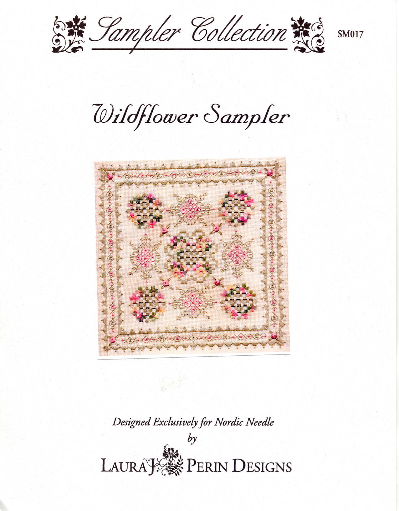 Laura Canvas Embroidered Wildflower