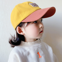 Child Hats Spring Autumn Season Boy Girl Girl Duck Tongue Cap 100 Hitch Sun Protection Sunscreen Baseball Cap Summer Han Edition Tide