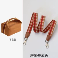 Глубокая коричневая ширина кожи 2,5 см. Серебряная пряжка по умолчанию