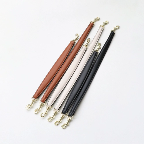 Коричневый аксессуар для сумки, черная портативная барсетка, сумка подмышку, бретели на одно плечо, из натуральной кожи