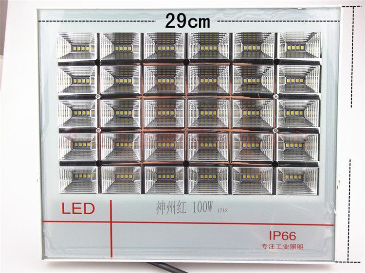 LED Flood light Projection light Flat clairvoyance Waterproof ceiling Road Stadium Plant light Industrial lighting Shipyard