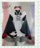 Maid Alice's wind maid outfit Cute department value 4-piece set of large sleeve maid outfit