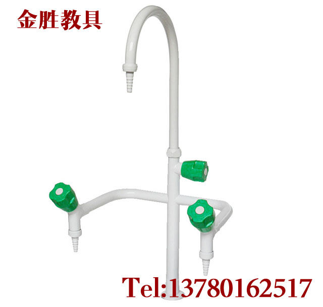 Factory hospital unit Laboratory special copper spray triple elbow test faucet can be invoiced