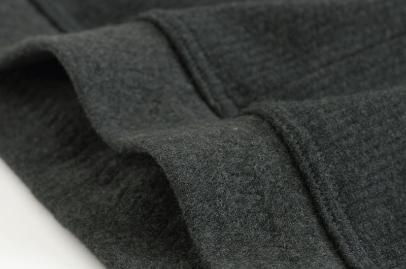 Mùa thu và mùa đông xà cạp quần nữ mặc cotton mỏng sọc dọc chín quần là quần mỏng màu xám đen chân