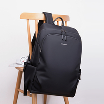Collins Keirs mens large capacity business computer travel bag simple texture backpack student bag