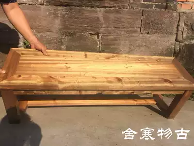 (Customized)Sichuan old material Xiaoye Zhennan Golden silk Nanmu bench bench stool bench long table Guqin table strip case