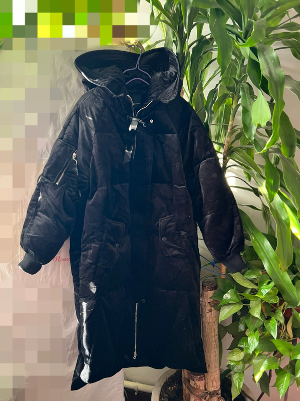 Bargain Find: Cc Black Velvet down Jacket