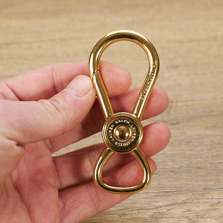 polo gold 8 words key buckle RLL gold plated key buckle