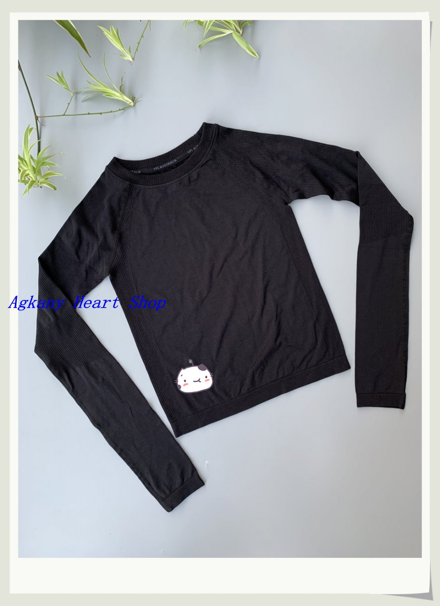 Australian Original Single Tail Stock Lady Long Sleeve Pants Slim Fit Slim Hygroscopic Perspiration Sweat Speed Dry Fitness Sport Short T-shirt