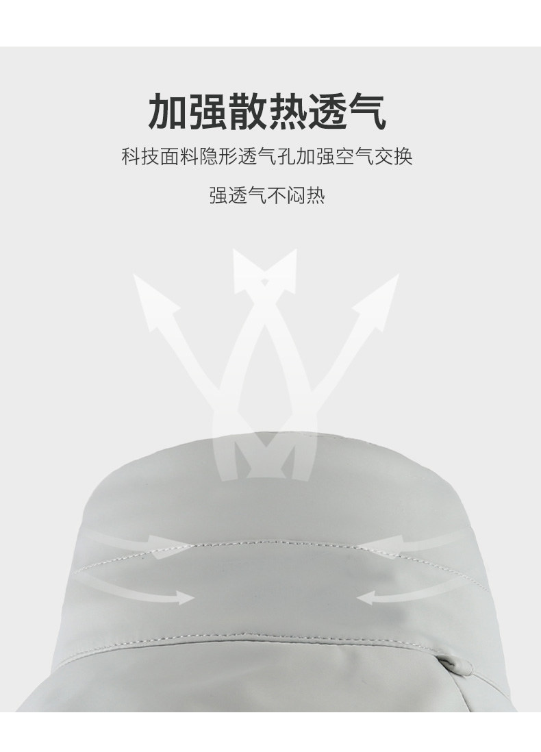 LACKPARD 防晒帽 抗UV双面渔夫帽 图7